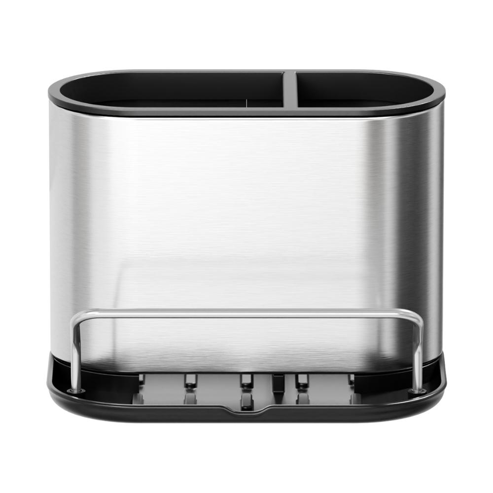 Dispensador Jabón de Platos Fluvora , Negro y Gris Metalizado, 3 en 1