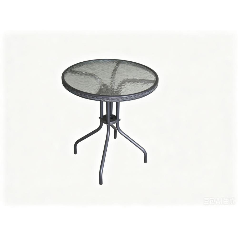 Juego de Terraza Rattan Bari, Color Negro