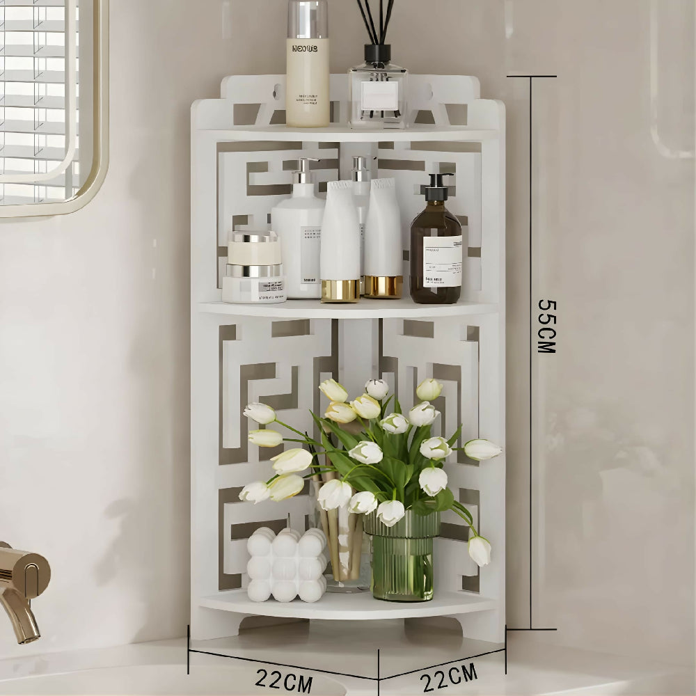 Organizador Esquinero Multiusos 3 Niveles Estante Para Baño, Decoración Y Accesorios Del Hogar