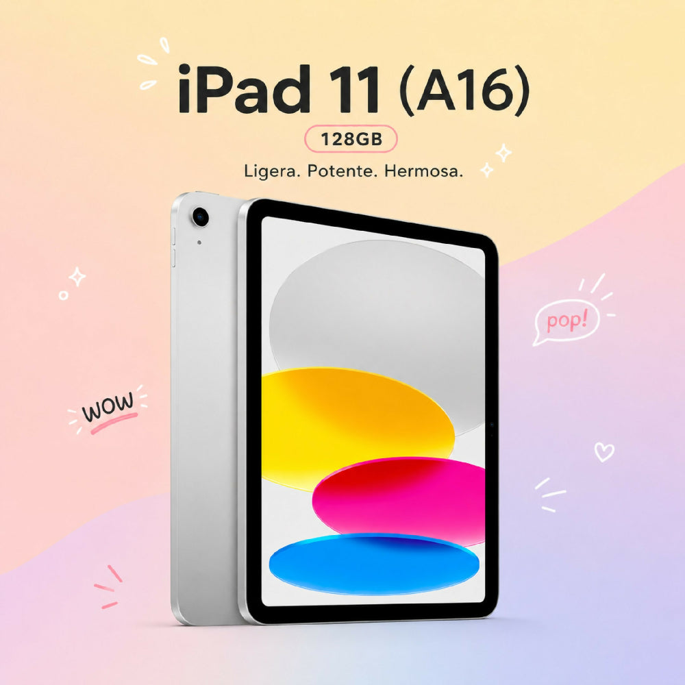 Tablet Apple IPad 11 Pulgadas 128gb A16 + Obsequio Smartwatch Y Audífonos Plateado