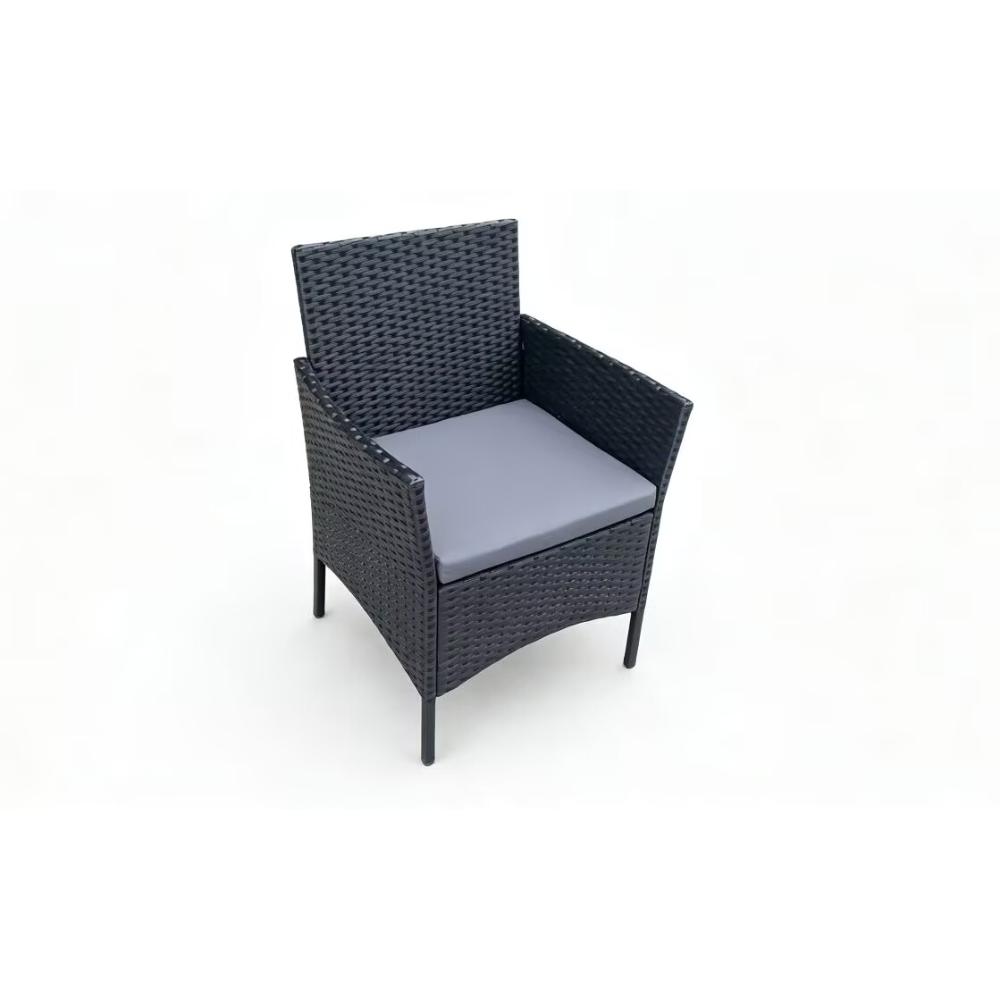 Sala de Terraza Mime, Negro y Gris