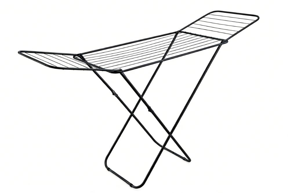 Tendedero De Piso Ecodry, Negro, Plegable y Extendible