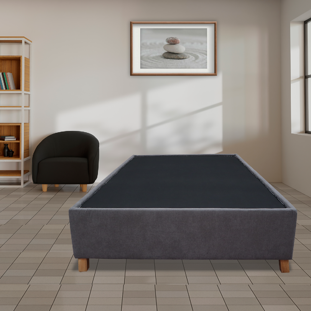 Basecama Graf 120x190 Semidoble Gris Oscuro