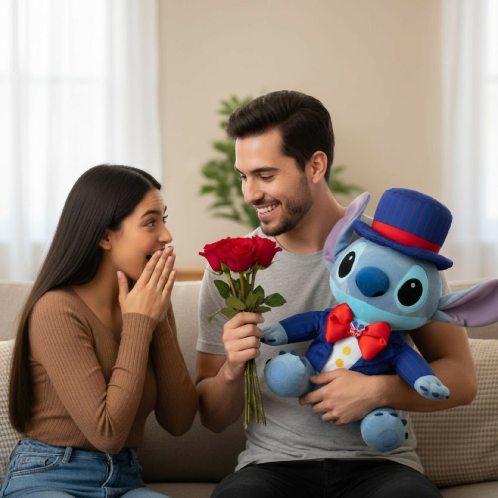 Peluche Gigante Stitch De Gala 55cm