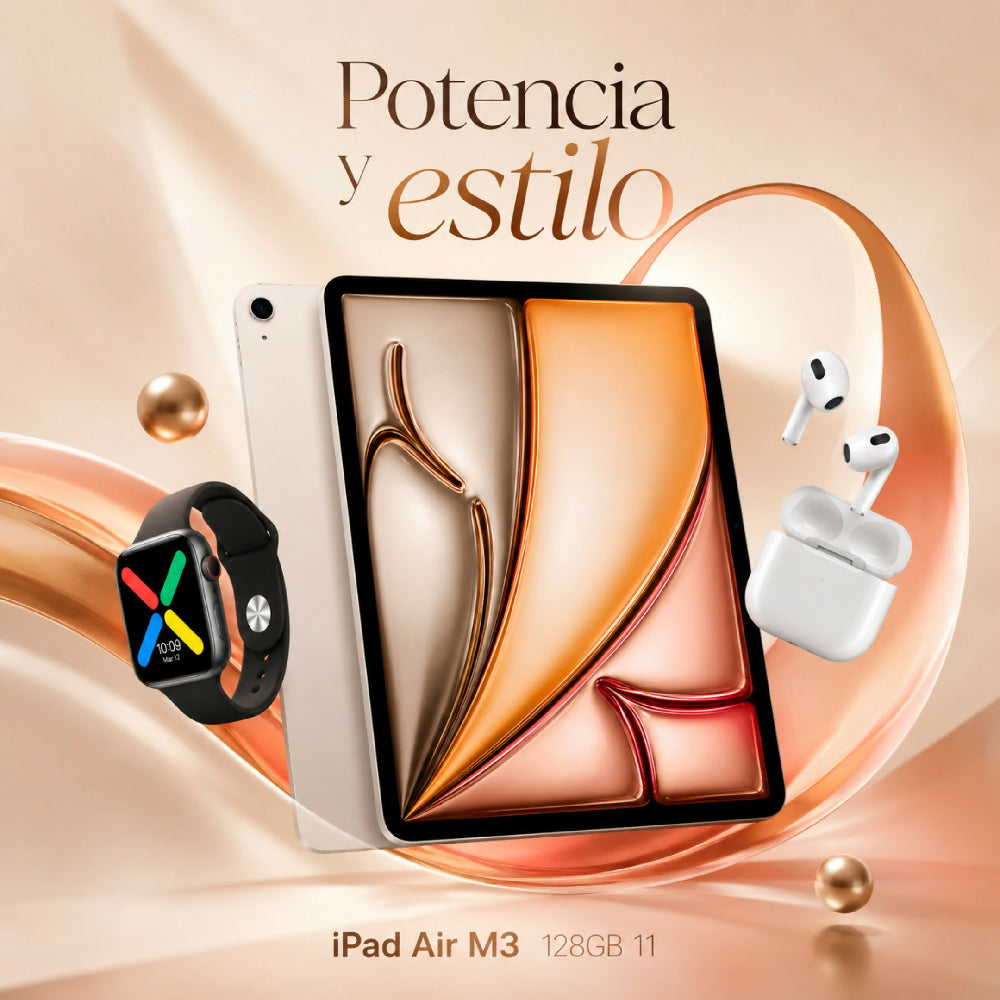 Tablet Apple IPad Air 11 M3 128gb Diseño UltraDelgado Plateado + Obsequio