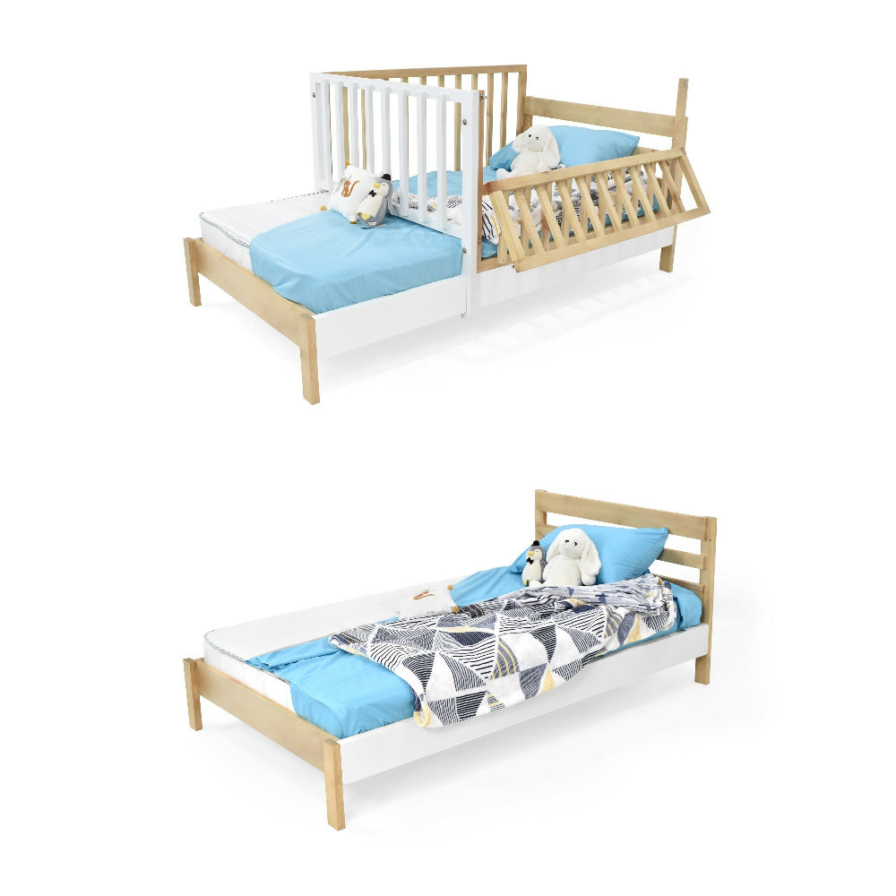 Cama Cuna Cincinnati 110x201x95 Infantil Natural