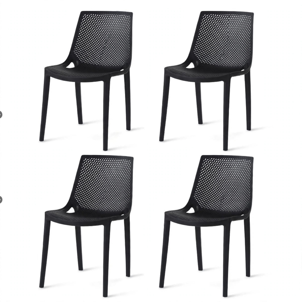 Combo Atria, Incluye una Mesa y 4 Sillas Color Wengue