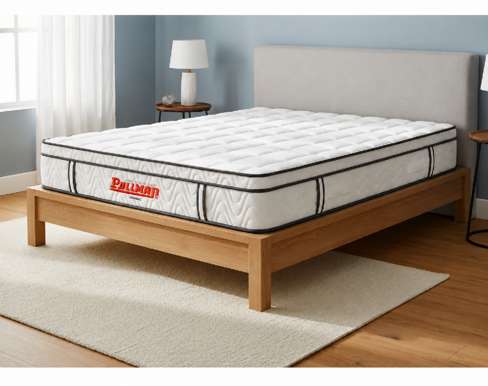 Colchón Orthopack Euro u 160X190 Queen, Color Blanco