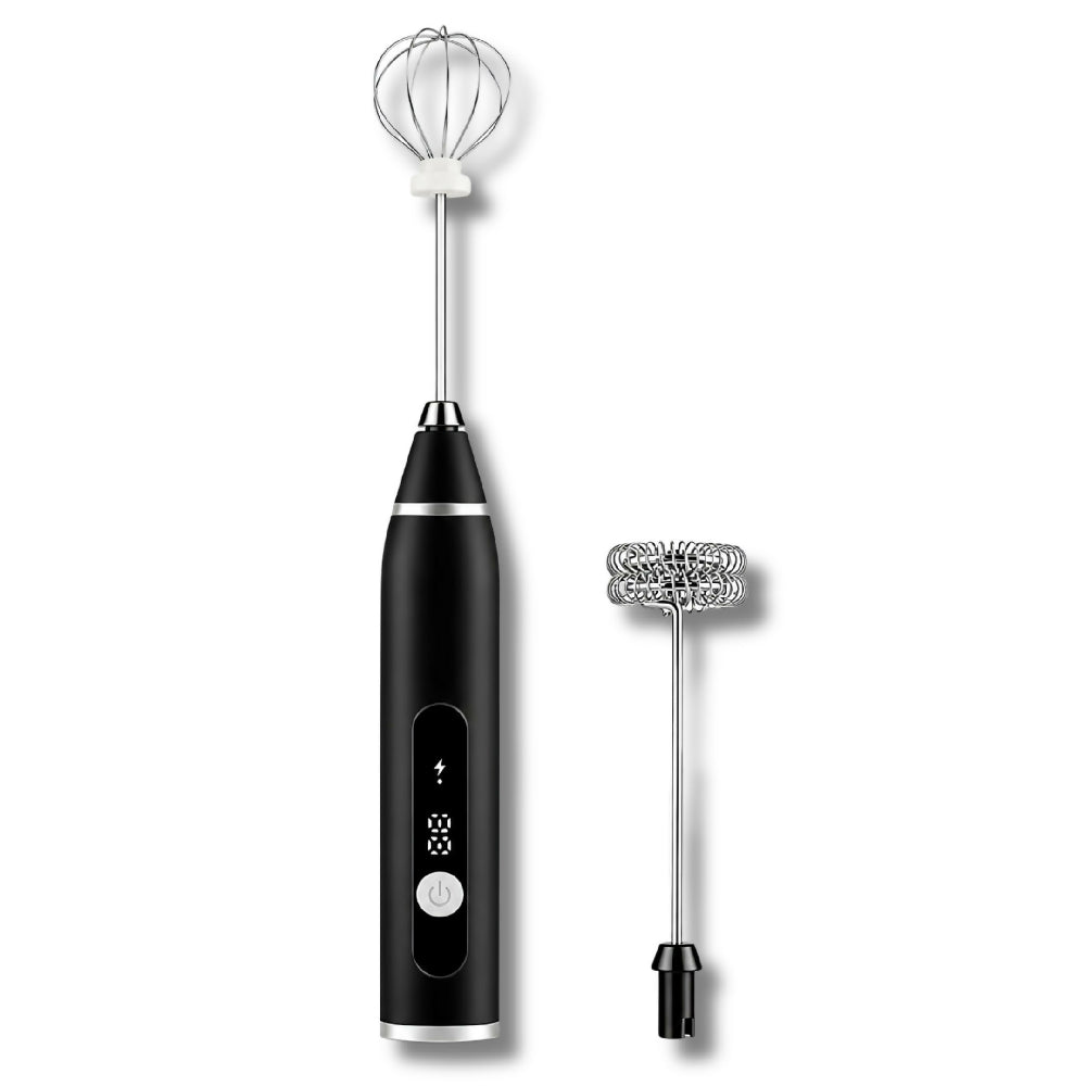 Mini Batidor Espumador Electrico De Leche Y Cafe Portatil A Bateria