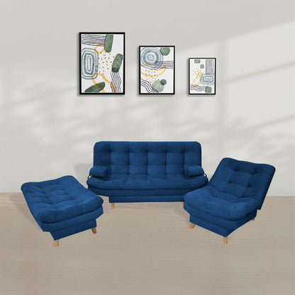 Sala Clic Clac Hauser Azul Petroleo
