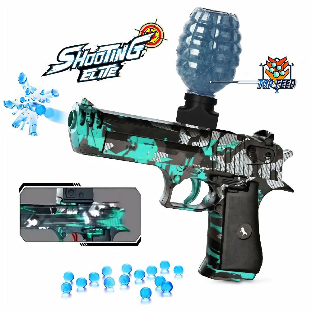 Lanzador De Orbeez Pistola De Hidrogel Shooting + 5000 Bolas