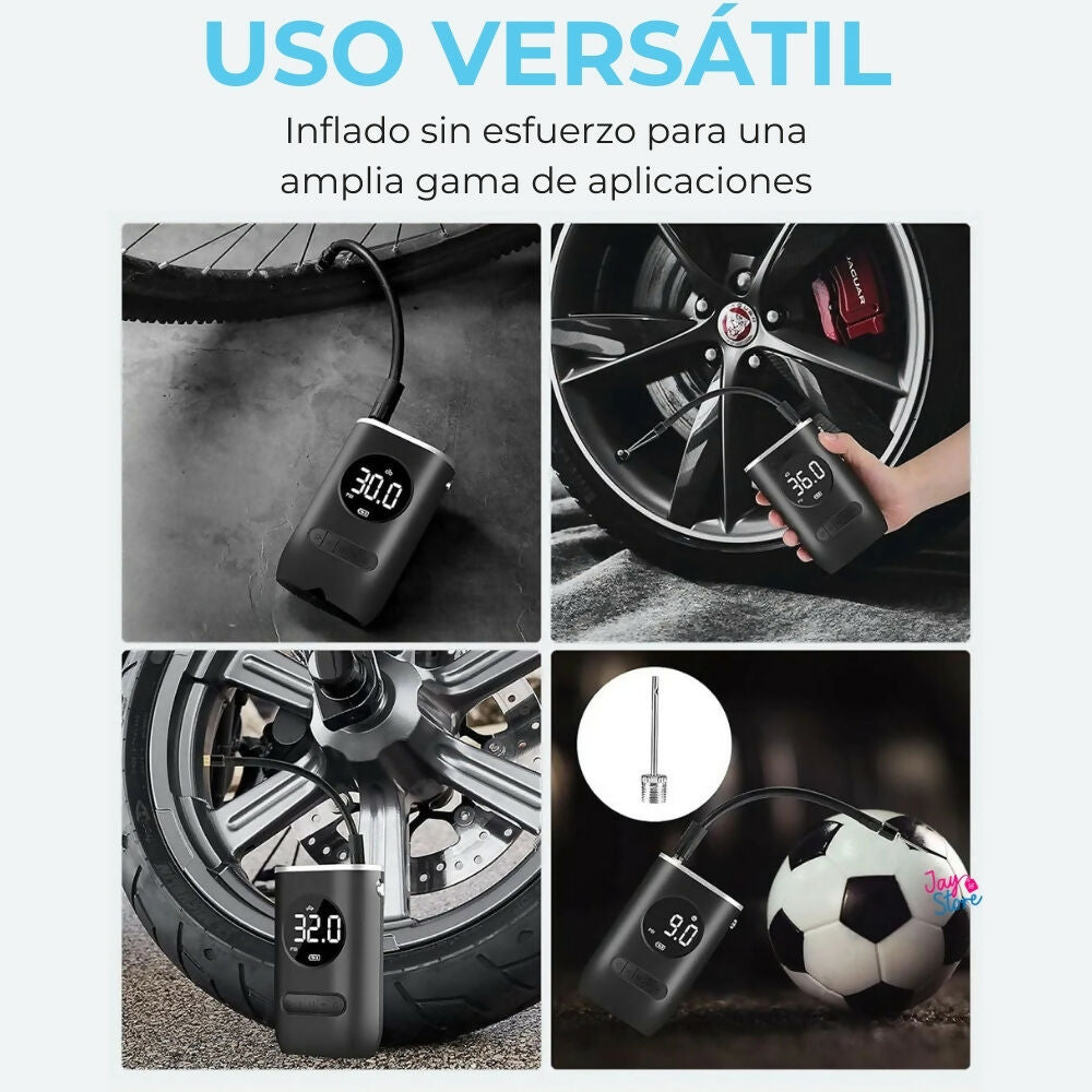Compresor De Aire Portable Inflador De Llantas Carros Motos