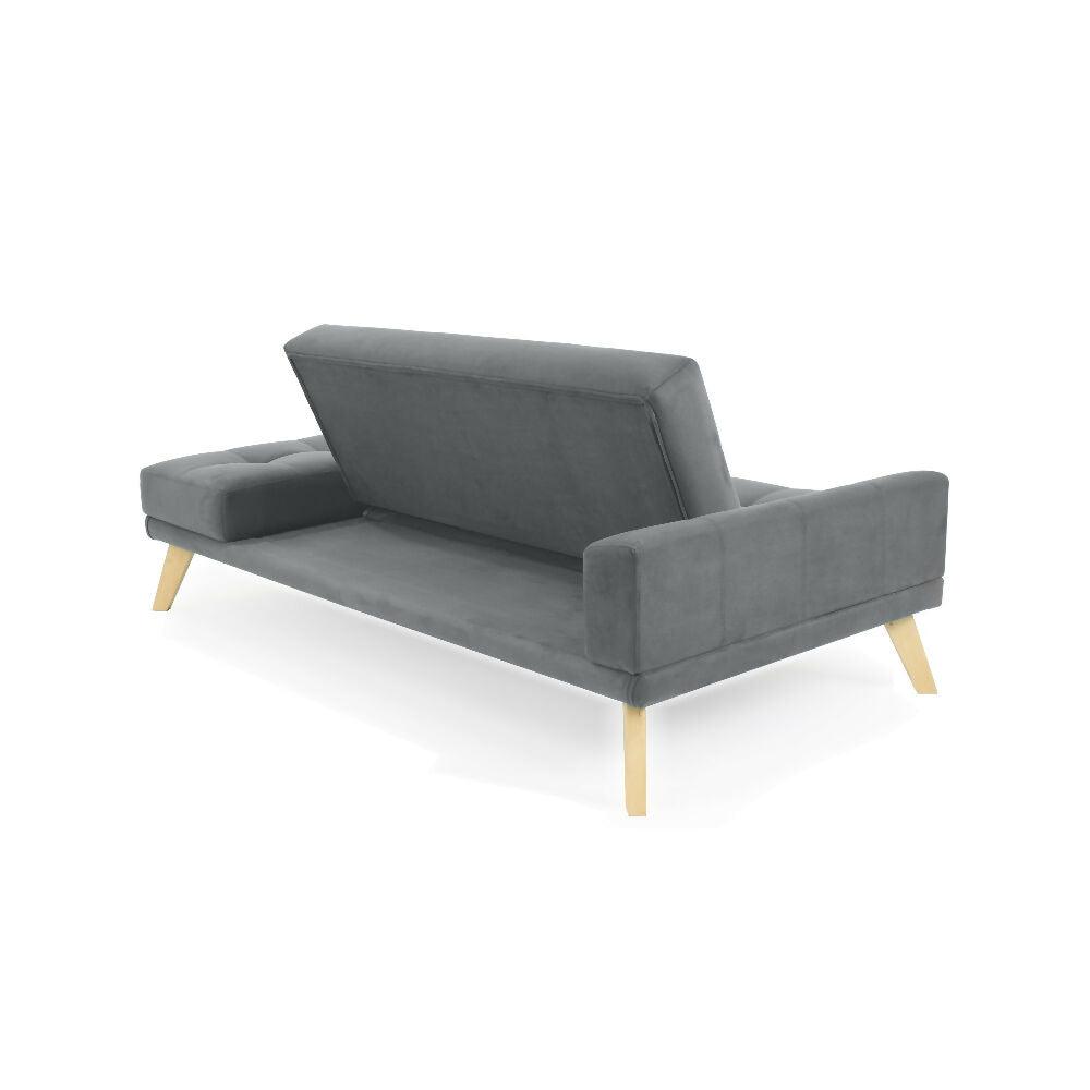 Sofa Cama Brunet Tela Gris