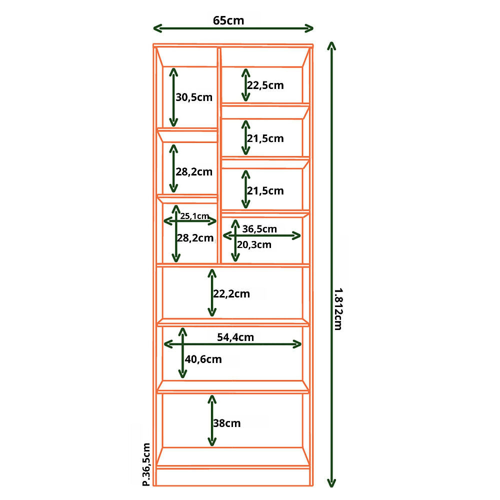 Mueble Organizador Multiusos - Almendra