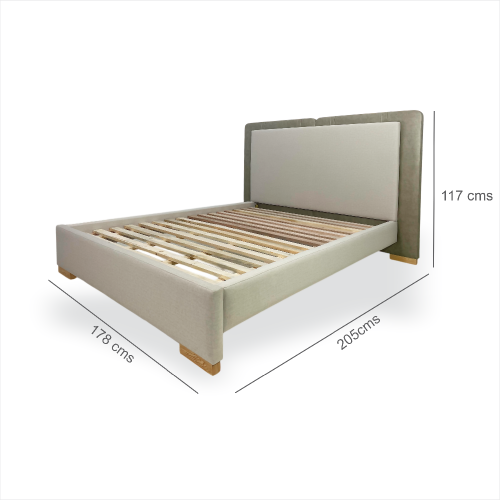 Cama Tapizada Loft elaborada en madera