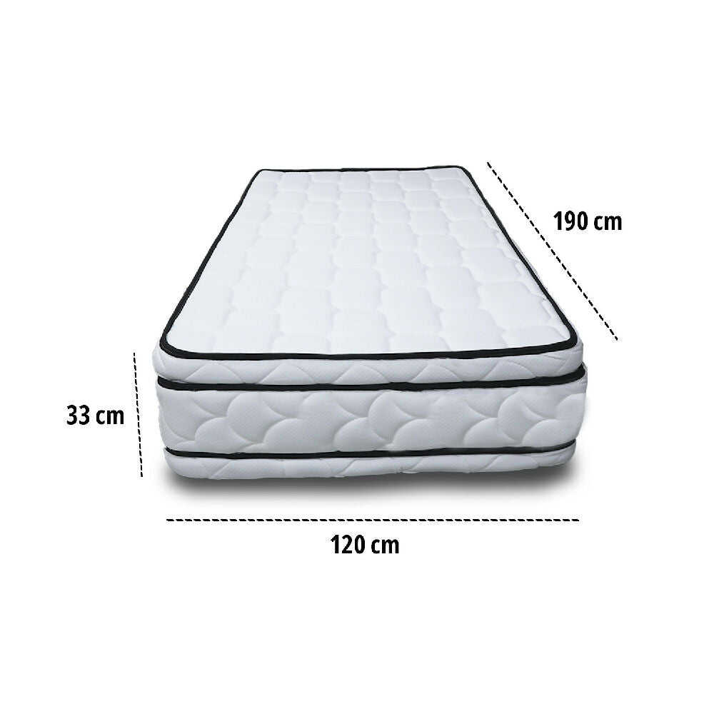 Colchon Nube Doble Pillow 120x190 Semidoble