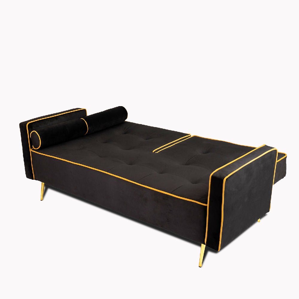 Sofá Cama Murcia Negro 3 Puestos