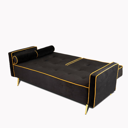 Sofá Cama Murcia Negro 3 Puestos