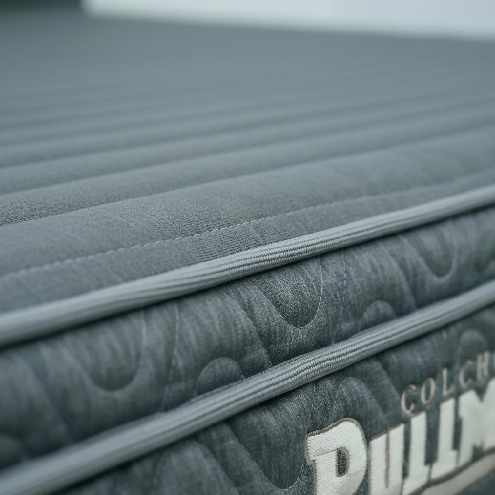 Colchón Rollpack Euro u Mohnblatt 160X190 Queen, Color Gris