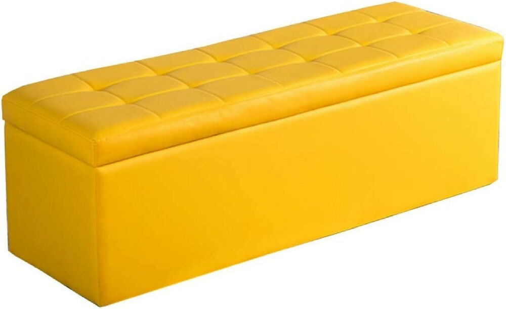 puf baul amarillo sintetico 21