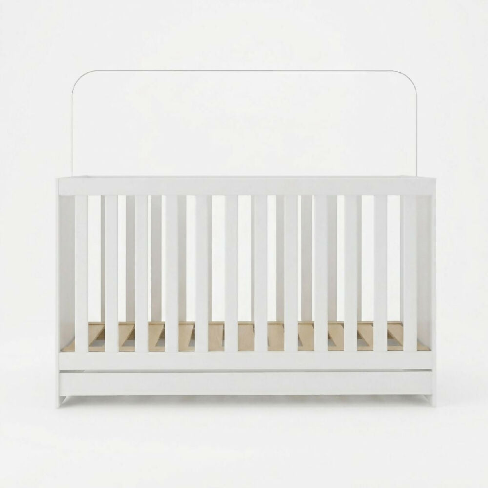 Cuna Bebe Blanca Convertible 3 En 1