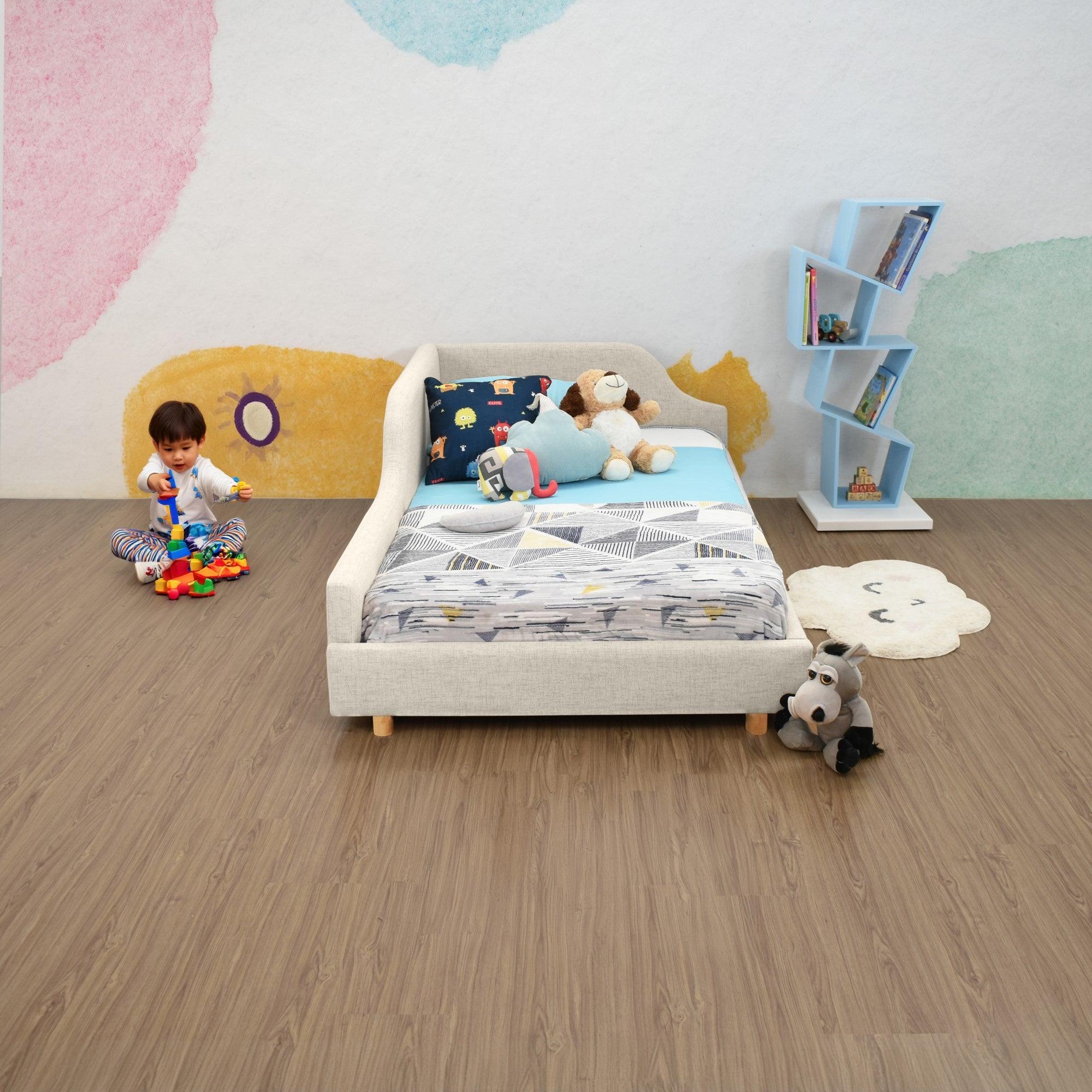 Set Cama Infantil Twist Trigo y Colchon Cincinnati Sencillo