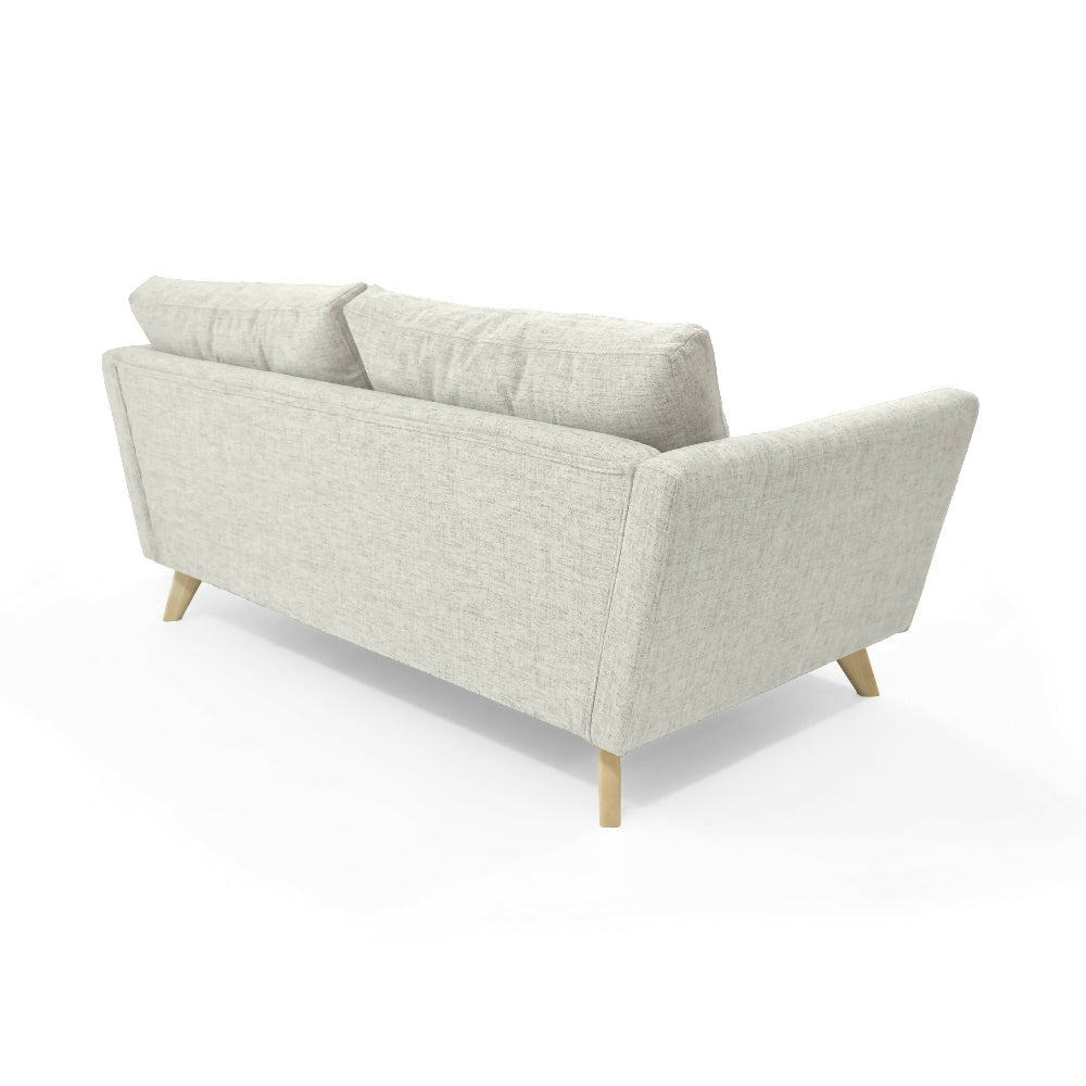 Sofa Grecia 3 puestos 192x85x84 Tela Taupe