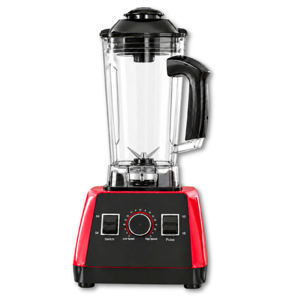 Licuadora Industrial De Alta Potencia Sokany SK-666 Rojo