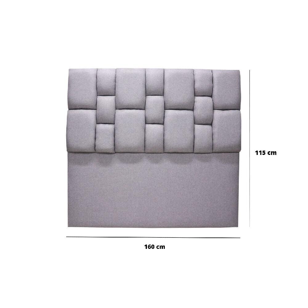 Espaldar Kramer de piso 160 Gris Claro