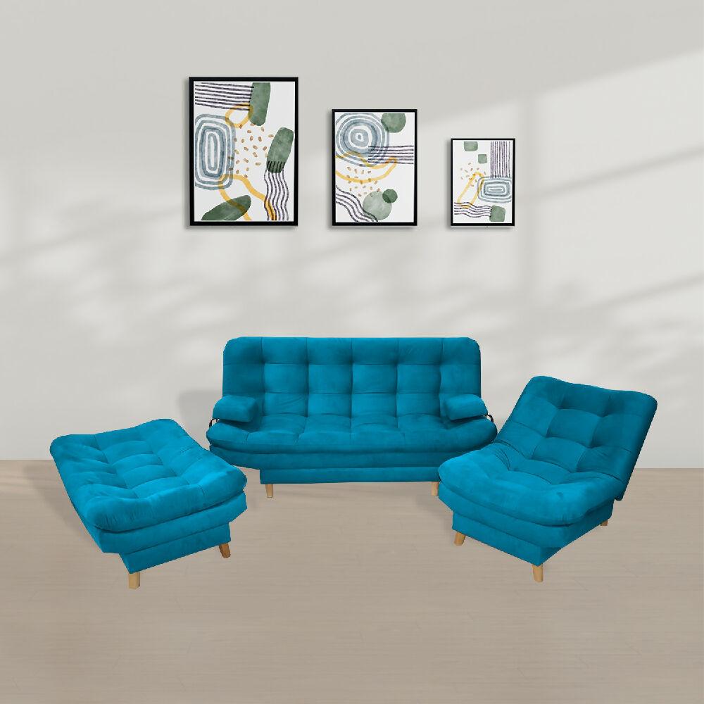 Sala Clic Clac Hauser Turquesa