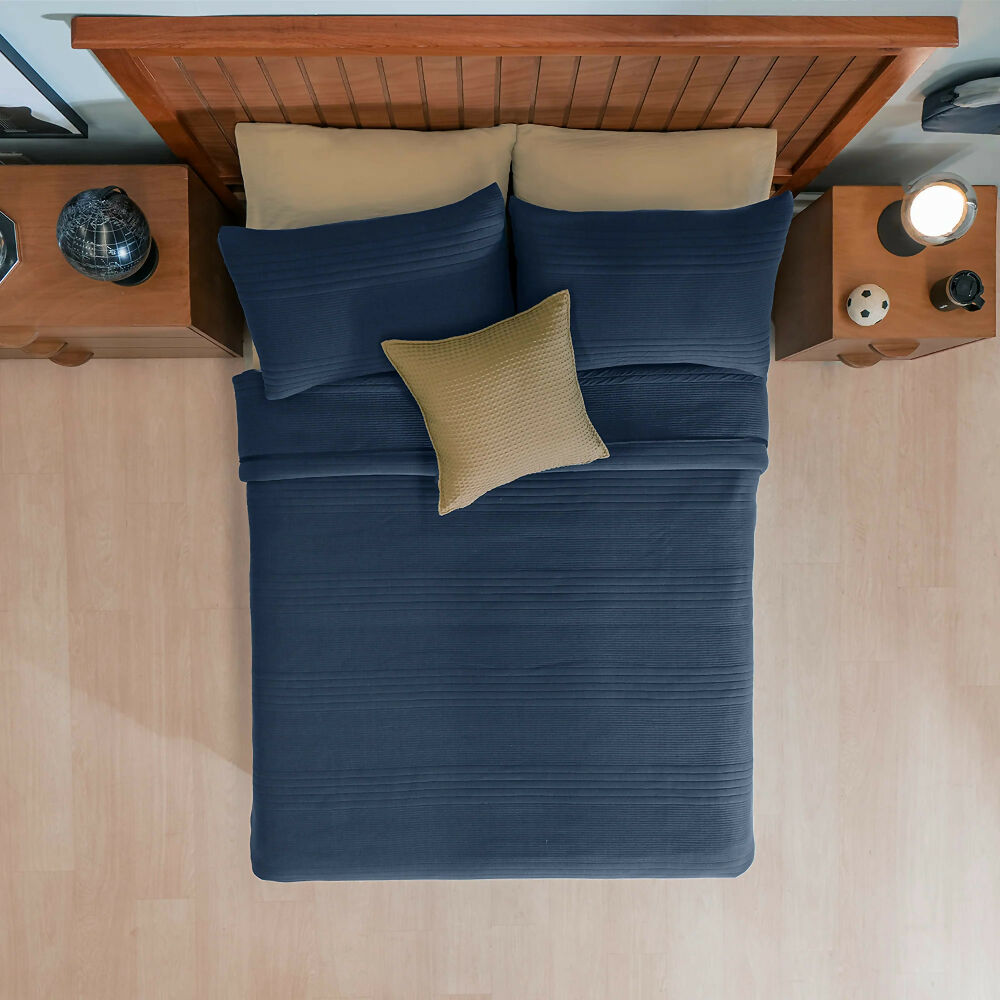 Juego Edredon Denver, para Cama King, (Incluye 2 Fundas)
