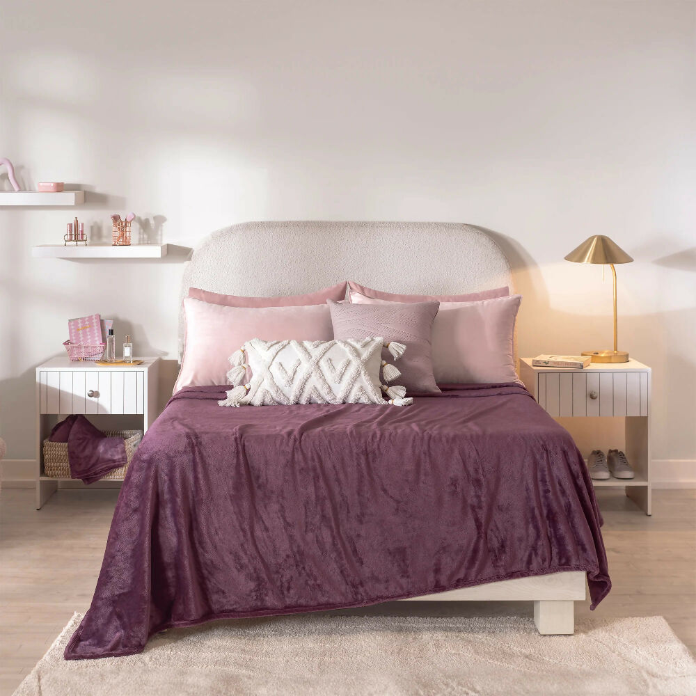 Cobija Ligera Berry, para Cama Queen y King, de 240 x 220 cm