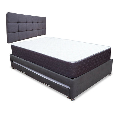 Combo Cama Tarima Nido Muller 100x190 Sencillo mas espaldar