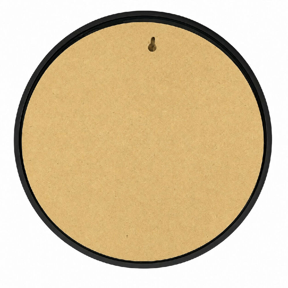 Espejo Redondo Pequeño Decorativo Negro De 40 cm