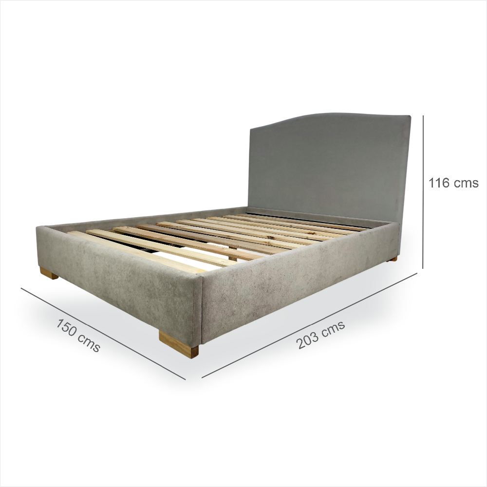 Cama Tapizada Formosa Garden en madera