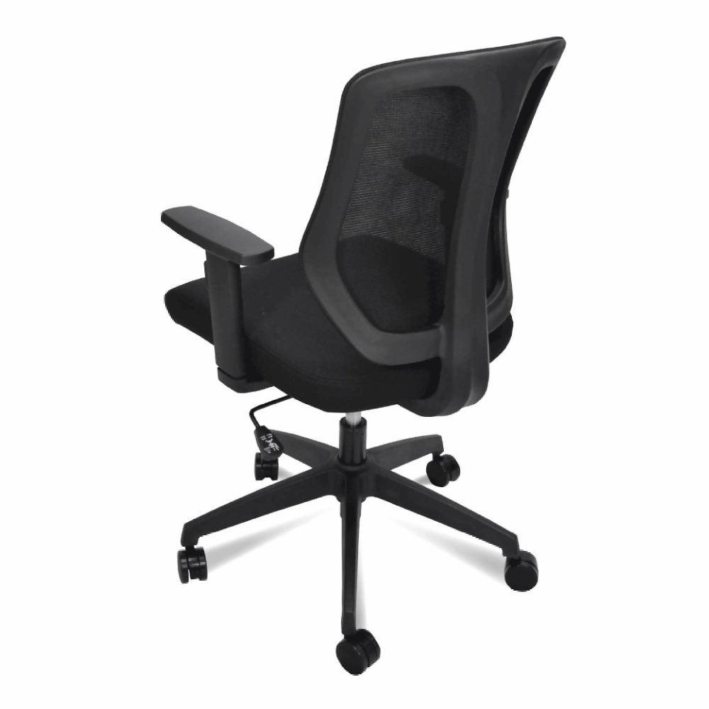 Silla de Oficina Ergonómica Leaf Negra