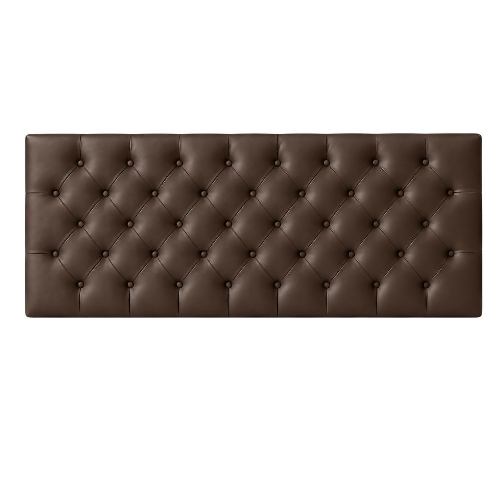 Cabecero Sencillo 100x60 Rombos Chocolate Sintético