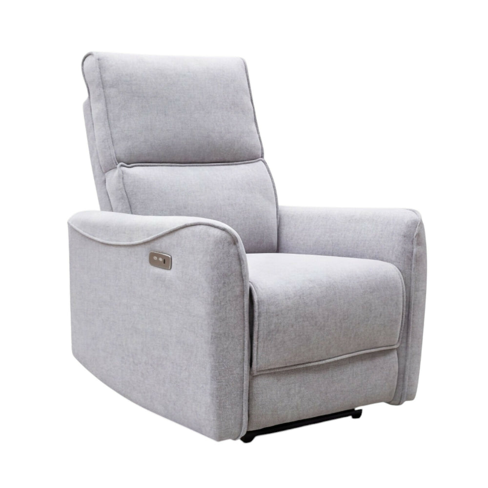 Silla Reclinable Eléctrica Gris Tait