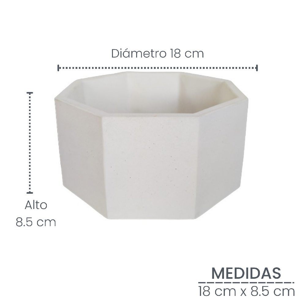 matera terrario de mesa en cemento hexagonal blanco de concreto tienda online de materas y decoración_03
