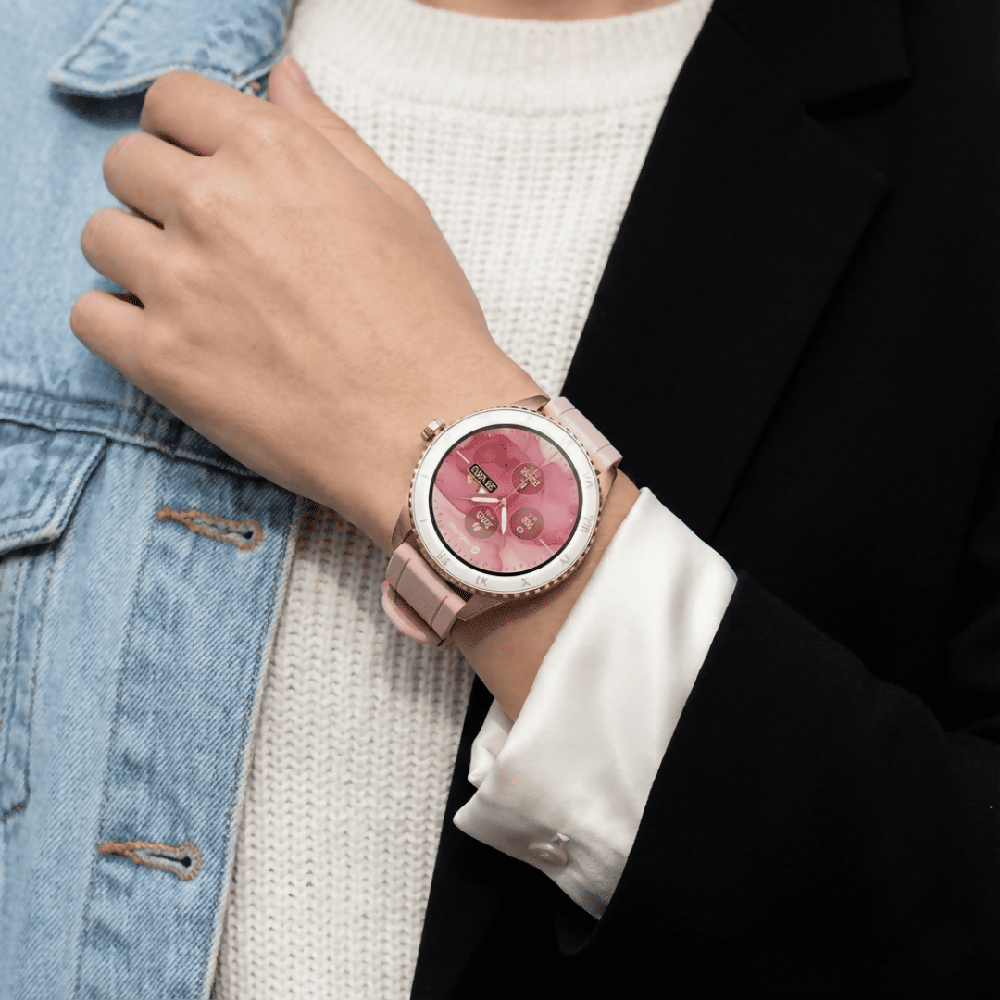 Smartwatch Aurafit Luna Reloj Inteligente Elegante Con Llamadas Bluetooth, Monitor De Salud Y Notificaciones