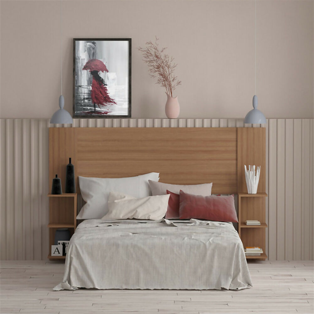 Cabecero Ajustable de 112 a 144 cm Phoenix - Almendra