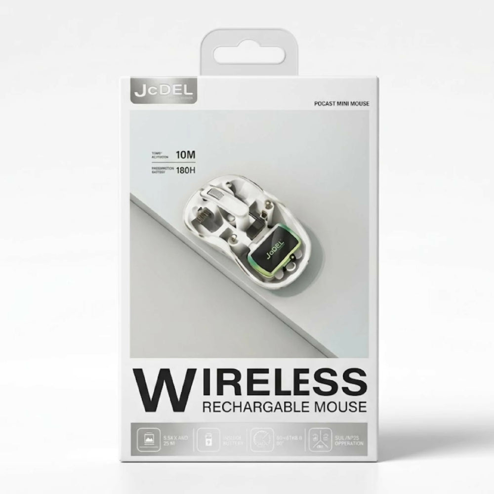 Mouse Inalámbrico Jedel WD141 Recargable Con Conexión USB RGB