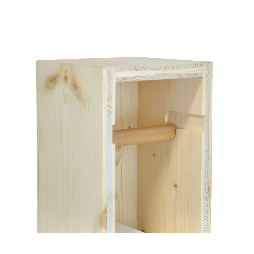 Organizador De Papel Higiénico En Madera