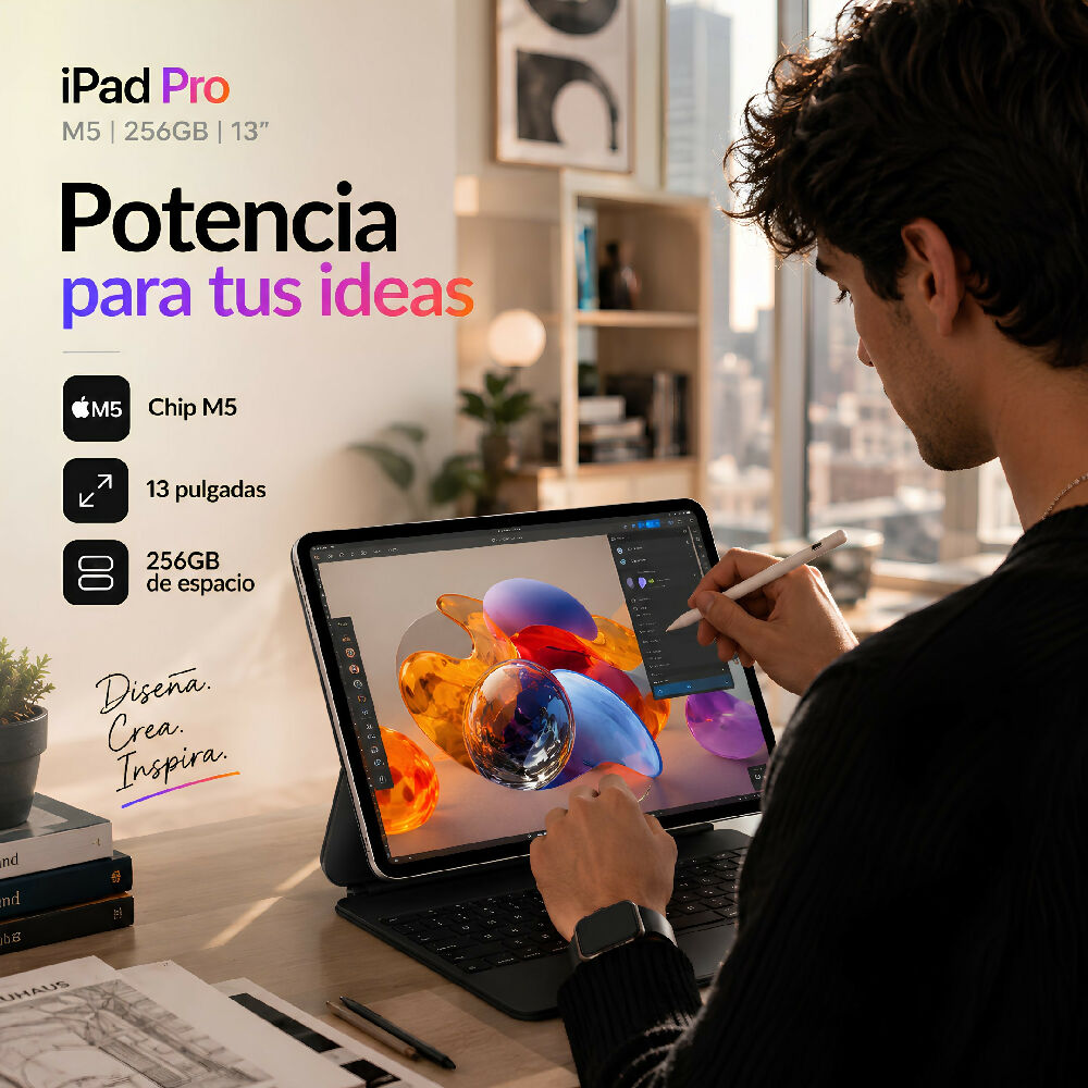 Tablet Apple Ipad Pro M5 De 13 Pulgadas 256gb Wifi Diseño Ultrafino Negro