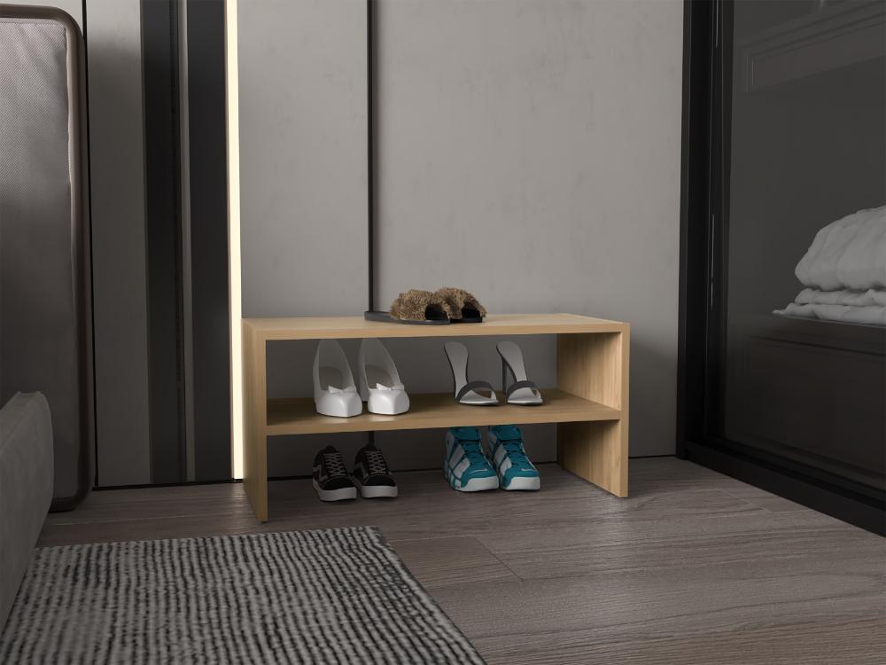 Zapatero Apilable Silap, Kronos Fresno, con Capacidad para 6 Pares de Zapatos ZF