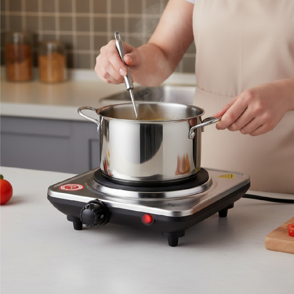 Estufa Eléctrica 1 Puesto Sokany Cocina Portátil De Alta Potencia Para Hogar Y Oficina