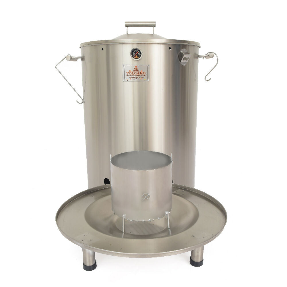 Asador Barril Olympus Grande 100% Acero Inoxidable