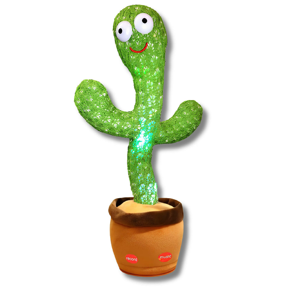 Cactus Bailarín Recargable Con Sonido Interactivo Que Repite Y Canta