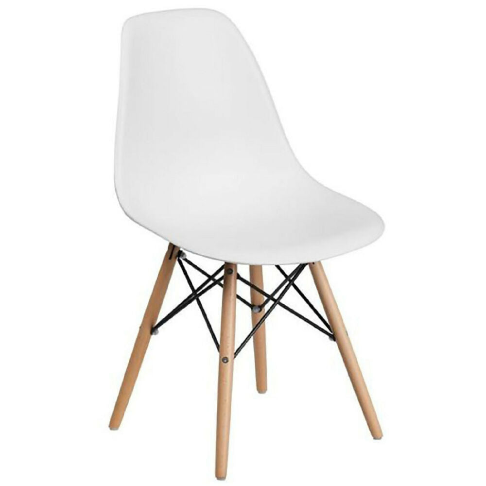 Combo Tocador Tolouse 140x70x40cm Blanco + Silla Blanca