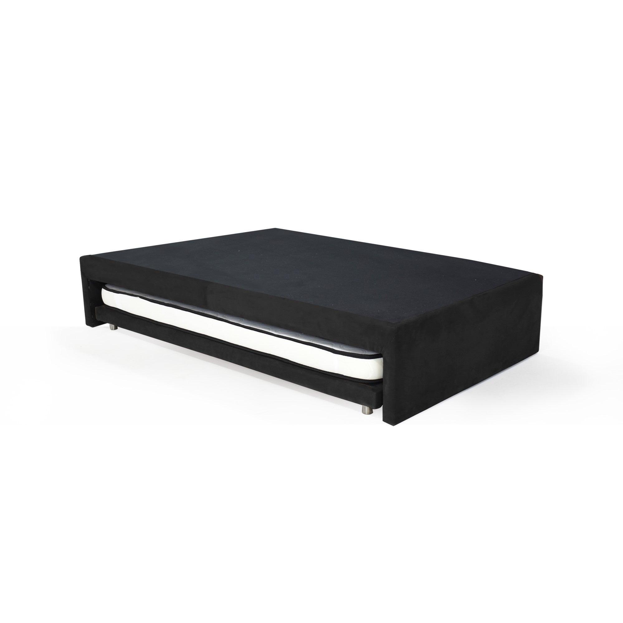 Set Camanido Infantil Suecia Negro con Colchoneta